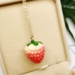 【RJNewYork】超萌甜美系少女草莓項鍊耳環(四款可選)