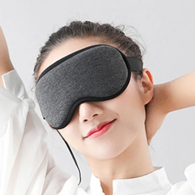 3D遮光USB控溫定時睡眠眼罩 2色可選