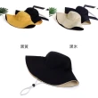 【CS22】日系雙面漁夫防曬遮陽帽-黑米(漁夫帽)