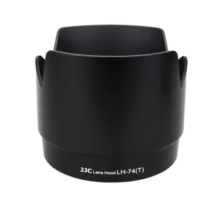 【JJC】佳能副廠Canon遮光罩ET-74遮光罩LH-74 T BLACK(黑色 蓮花型 適EF 70-200mm F/4L IS USM)
