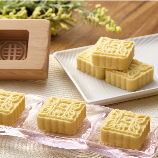 【一之軒】15入綠豆冰糕禮盒 四組(冰心紅豆餡.配茶小點)_年菜 年節禮盒