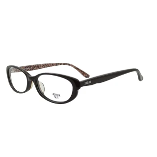 【ANNA SUI 安娜蘇】日系豹紋內框造型光學眼鏡-咖(AS591-173)