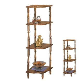 【ONE 生活】實木四層角落架(實木層架高110cm)