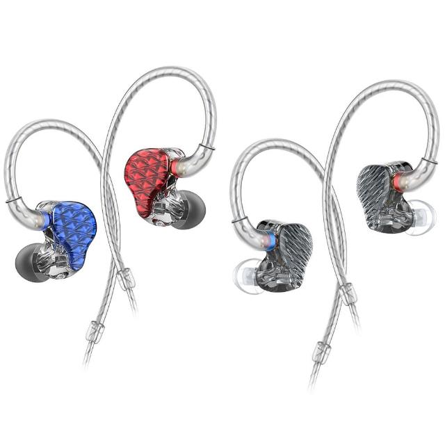 FiiO FA7是一款高階有線入耳式動鐵耳機，採用三單體驅動系統（CI-22955動鐵×1、ED-29689動鐵×1、SWFK-31736定製雙複合動鐵×1），提供精準細膩的音質表現。阻抗僅23Ω，靈敏度110dB/mW，頻率範圍20Hz-40kHz，適合各種音源裝置。配備單晶銅鍍銀線材、3.5mm L型插頭及MMCX可換線設計，重量單個僅5.3g，含盒534g。顏色選擇稜黑或紅藍雙色，中國原產，一年保固。完美適用通用作業系統，無麥克風，專為音樂愛好者打造的專業耳塞式耳機。