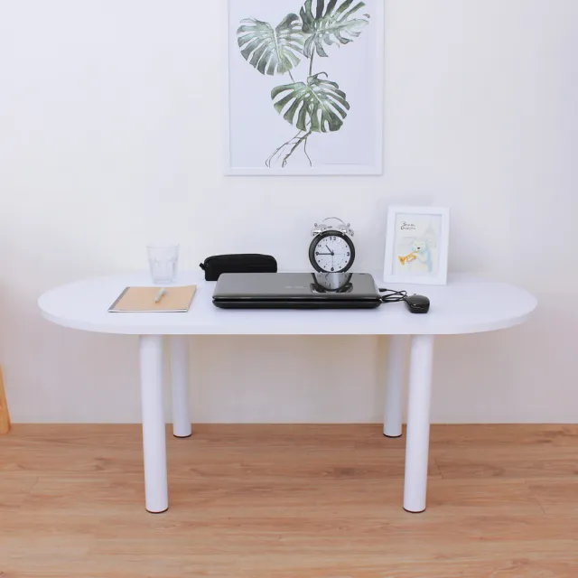 【美佳居】橢圓形和室桌/矮腳桌/餐桌/沙發前桌-深60x寬120x高45/公分(二色可選)