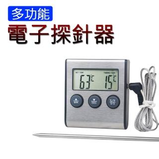 不鏽鋼探針電子溫度計-300度/計時器