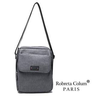 【Roberta Colum】型男嚴選防潑水側背斜背方包-共2色 防水包