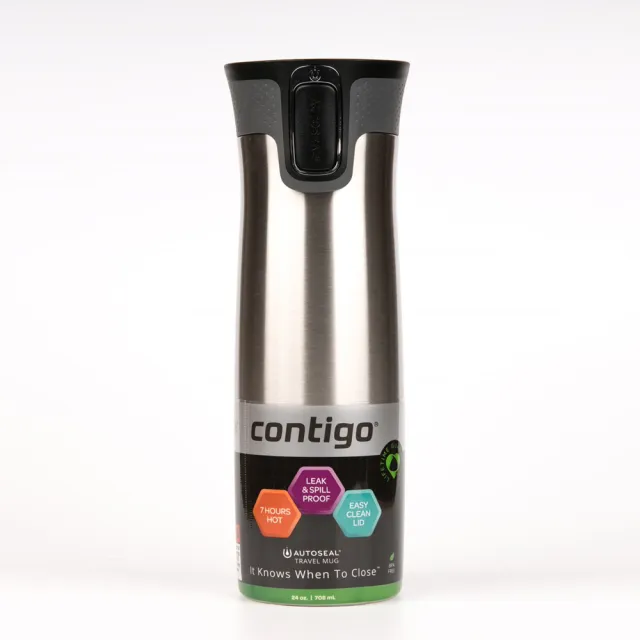 【美國Contigo】West Loop 304不鏽鋼保溫杯710ml(保溫瓶)