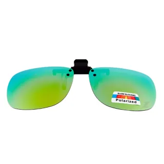 【Z-POLS】領先科技加大夾式可掀抗UV400-Polarized偏光太陽眼鏡(近視族必備 新一代頂級REVO電鍍偏光鏡)