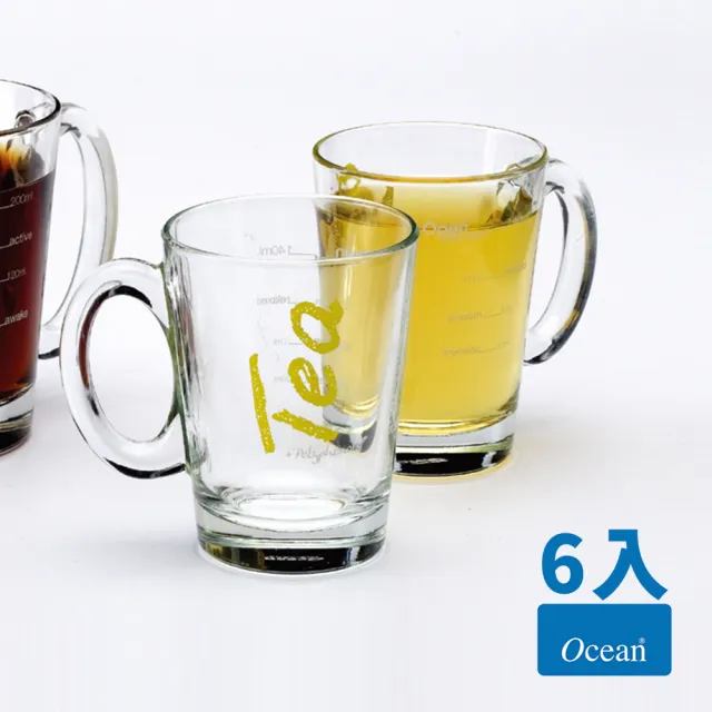 【WUZ 屋子】Ocean GET RELAX紅茶玻璃杯6入(200cc)