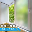 霧面玻璃靜電貼膜 60x200CM(窗貼)