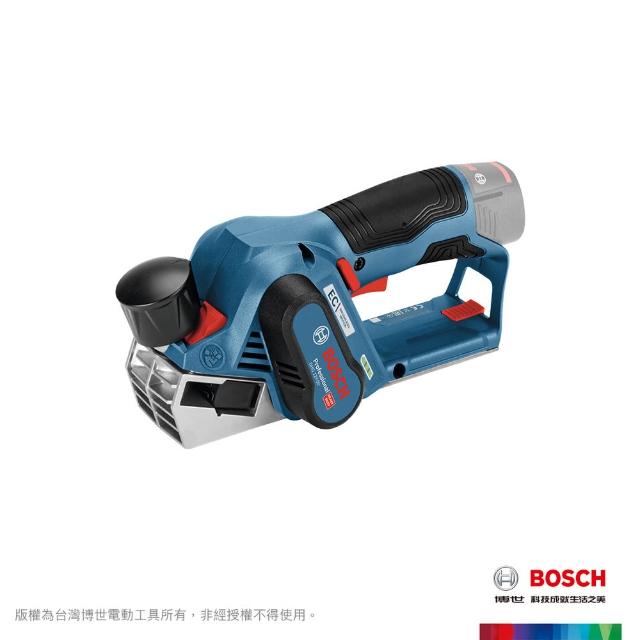 【BOSCH 博世】12V 鋰電免碳刷電刨刀-空機(GHO 12V-20)