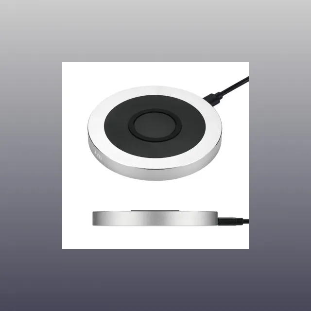 【Just Mobile】10W 鋁質快充無線充電盤+快充頭AluBase Wireless(無線充電盤)
