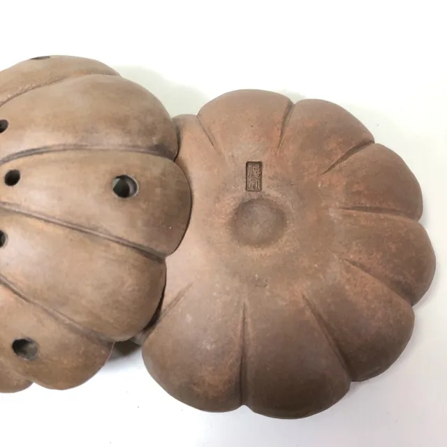 【創藝工坊】大南瓜香爐(陶藝作品 南瓜 全手工 香爐 品茗生活陶)