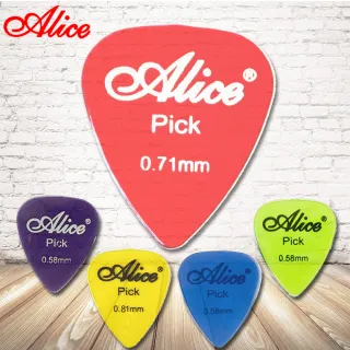 【Alice】AP12H 彩色透明 電吉他/吉他彈片(12片盒裝/三種常用厚度)