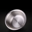【PUSH!】廚房用品雙層隔熱304不鏽鋼加深防滑碗雙層湯碗防燙碗(隔熱碗 12公分E131)