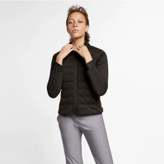 【NIKE 耐吉】Nike Golf AeroLoft女子高爾夫鋪棉黑色夾克 930231-010