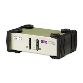 【ATEN】2埠 USB+PS/2 雙介面KVM多電腦切換器(CS82U)