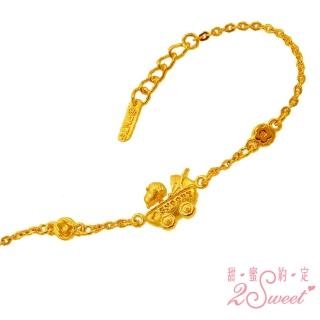 【2sweet 甜蜜約定】SNOOPY baby系列純金手鍊-約重0.91錢(SNOOPY 寶寶 嬰兒 彌月禮)