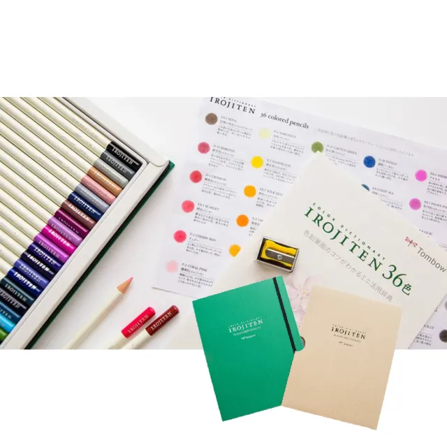 【TOMBOW】蜻蜓 IROJITEN 色辭典油性色鉛筆36色