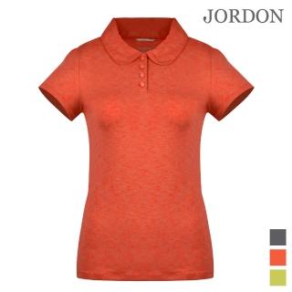 【JORDON 橋登】吸濕/速乾/涼爽/戶外休閒PLOL短衫(快乾/吸濕排汗/涼感/運動/女上衣)