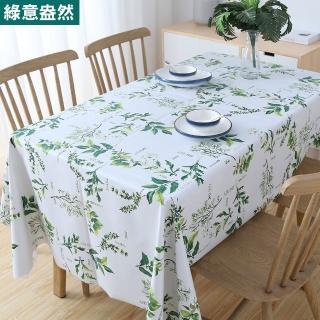 【媽媽咪呀】高階複合材質防水防油汙餐桌墊/桌巾/野餐墊/獨家手繪原創設計-綠意盎然 137*137cm