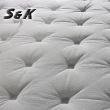 【S&K】天絲乳膠記憶膠獨立筒床墊(雙人加大6尺)