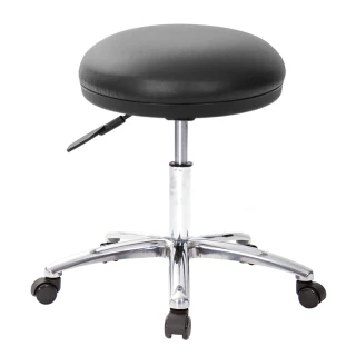 【GXG】立體泡棉 圓凳工作椅 寬鋁腳+防刮輪(TW-81T1 LU1X)