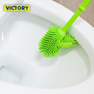【VICTORY】橡膠軟毛多角馬桶廁刷組#1028014(2入)
