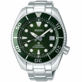 【SEIKO 精工】PROSPEX 相撲廣告款200米潛水機械錶-綠水鬼(SPB103J1/6R35-00A0G)
