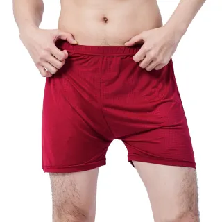 【Hang Ten】舒適格紋平口褲_紅_HT-C12008(HANG TEN/男內著)