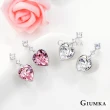 【GIUMKA】新年禮物．純銀耳環．採施華洛世奇水晶元素(白色/粉色)