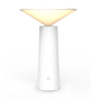 【iSFun】暖光天線＊可調USB充電檯燈桌燈夜燈/白