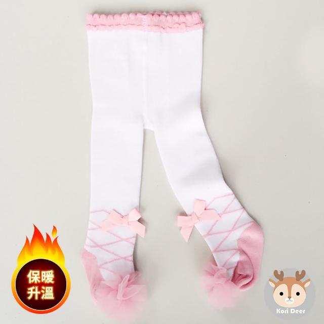 【Kori Deer 可莉鹿】夢遊仙境女嬰童褲襪 - 白兔先生(保暖褲襪)