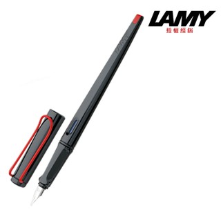 【LAMY】JOY喜悅系列 鋼筆 黑桿紅夾 1.1/1.5/1.9(15)