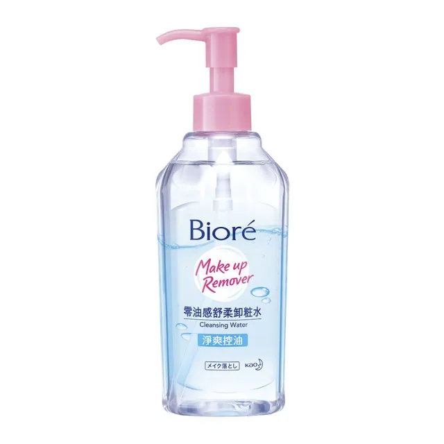 【Biore 蜜妮】零油感舒柔卸妝水_300ml(溫潤保濕型/淨爽控油型)