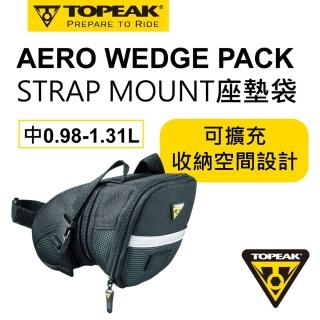 【TOPEAK】AERO WEDGE PACK 綁帶式坐墊袋-中