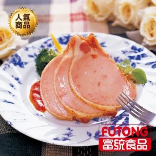 【富統食品】火焰山焙燒裡肌1KG-約40片-4包組(培根/火腿/裡肌肉片)