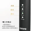 【KINYO】高震動音波電動牙刷/附刷頭x2(福利品 ETB-810)