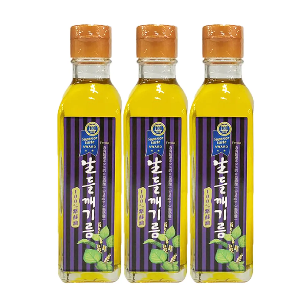 【韓國原裝Bio Botanic】韓國之光-頂級紫蘇油(180MLX3)