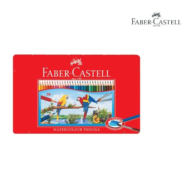 【Faber-Castell】36色紅盒色鉛筆(開學 文具 畫畫 美術 寫生 禮物)