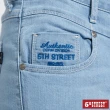 【5th STREET】男牛仔復古藍修身褲-灰藍色
