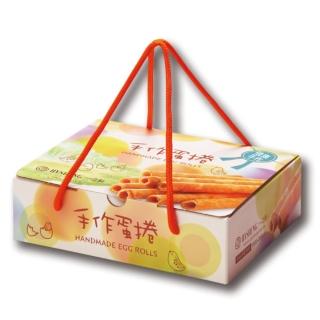 【一之軒】12入手作蛋捲禮盒(蛋捲.酥脆口感.濃鬱蛋香.伴手禮)