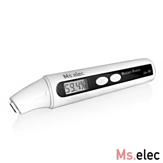 【Ms.elec 米嬉樂】肌膚水份檢測儀 MM-001(高精準度/膚值檢測/含水量/家用檢測)