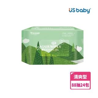 【US BABY 優生】清爽型純淨柔濕巾88抽(24包)