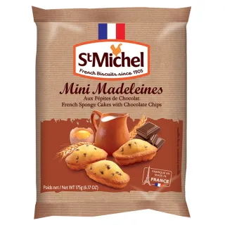【St.Michel】巧克力瑪德蓮蛋糕 175g(法國百年知名品牌)