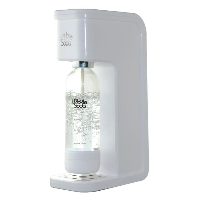 【全館滿額送豪禮】法國BubbleSoda 全自動氣泡水機-經典白BS-909(內含機器+60L氣瓶+120L氣瓶+1L水瓶*2)