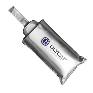 【樂邁家居】OLYCAT鏡面反射塗層 折疊傘(輕巧扁型設計/五折收納/夏天好隔熱)