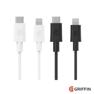 【Griffin】USB-C to Lightning 0.9米 充電傳輸線(Type-C)