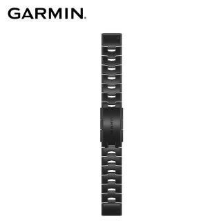 【GARMIN】QUICKFIT 22mm 石墨灰DLC鈦金錶帶